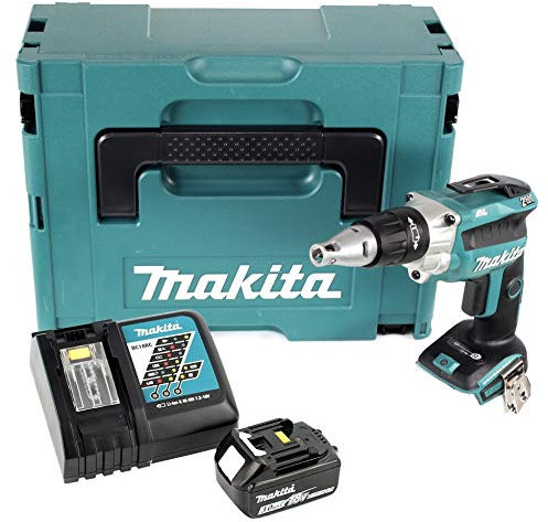 Makita DFS 250 RF1J Akku Trockenbauschrauber 18 V Brushless + 1x Akku 3,0 Ah + Ladegerät + Makpac