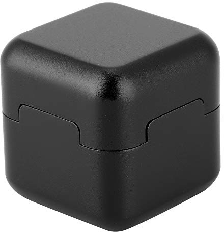 Krithållare aluminium bärbar mini kuspets biljard pool kritbärare fodral för biljard kö biljard tillbehör Svart