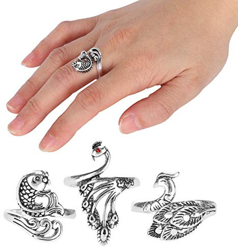 3 pezzi Gancio ganci regolabile fibbia per maglieria anello gancio fibbie filo guida dito strumenti da cucito