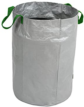 RSTYS 2 bolsas de basura de jardín, con revestimiento plateado, reutilizables, bolsa de jardín para recoger hojas para jardinería, césped, piscina, basura