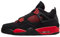 Nike Jordan 4 Retro PSG Paris Saint-Germain CZ5624-100 Herren-Schuhe, schwarz/weiß-rot, 43 EU