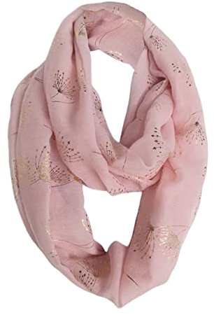 FAIRYGATE Ladies Scarves Scarfs for Women Shawls Wrap Trendy Unisex Women's Men's Cotton Solid Infinity Circle Tube Loop Snood Scarf 03018