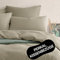 Seralino Perkal Kissenbezug 40x80 Beige/Taupe (2er Set) | 100% Bio Baumwolle| Polsterbezug 40x80 mit Reißverschluss | Kissenbezug 80x40 | Kissenbezug 40 x 80 Bio Baumwolle Bettwäsche