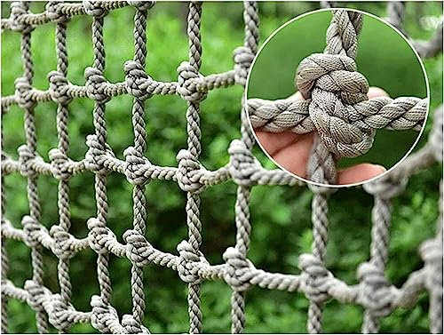 KjoiDWz Playground Rope Net Kids Safety Protective Net Climbing Net Durable Rope Net For Indoor Outdoor Climbing Frame Net Net Yard Frame Climbing Net, Treehouse Rope Ladder(4 * 5m(12.12 * 15.15ft))