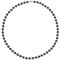 Handgemachte Schlüsselbein-Halskette mit 6mm Obsidian Perlen und 3mm vergoldeten Perlen, 50 cm dehnbar, Magnetverschluss für Damen, Herren und Teenager