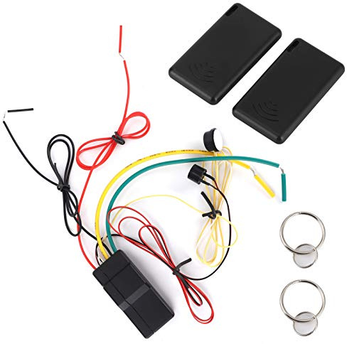 Yechiry Immobilizzatore Motore 2.4G Adatto per di Allarme Anti-dirottamento Intelligente per Veicoli DC12V Universali con 3 Chiavi