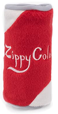 ZippyPaws - Squeakie Can - Zippy Cola - Dog - Toy - Squeaker