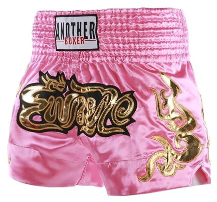 Volere è potere Boxing Trunks Hiking Shorts Kickboxing Shorts Muay Thai Shorts Gym Boxing for Men and Women Luxury MMA Shorts Pink