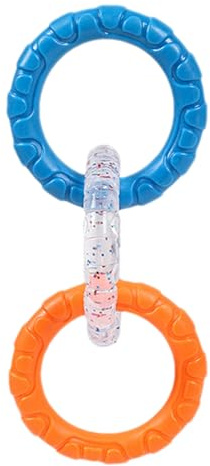 ETUCYNG Anillos de Perro masticar un juguete, un juguete de dibujo de perro, 3 anillos juguetes juguetes juguetes de perro, juego de mordida interactivo, mordedura al aire libre, equipo de ejercicio