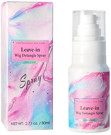 Wonsters 80ml Spray lissant pour perruques, Spray coiffant volume & sec, brillant de soin profond shampoo