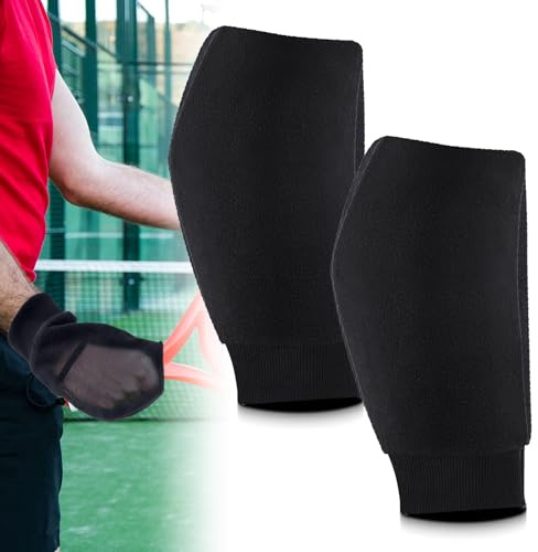 Croloose 1 Pair of Racquet Hot Glove for Pickleball & Racquetball in Cold Weather, Warm Ultra Breathable Mitten Stretchy Knit Cuff for Women & Men, Moisture-Wicking, Durable & Secure Fit