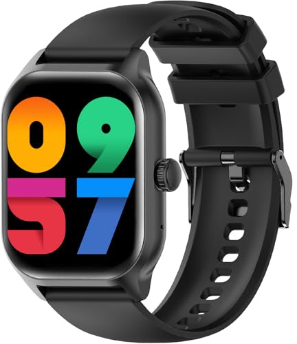 zaisia Smartwatch Uomo Donna con Chiamare/Rispondere, 2.01 Molteplici modalità Sportive Orologio Smartwatch con Contapassi/Sonno/Cardiofrequenzimetro, IP68 Orologio Intelligente per Andorid iOS