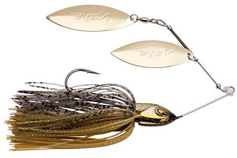 Nays MZ RNNR Size L 18g Spinnerbait Hardbait Blechköder Spinner Maze Runner zum Raubfischangeln auf Hecht Zander Barsch (D-05)