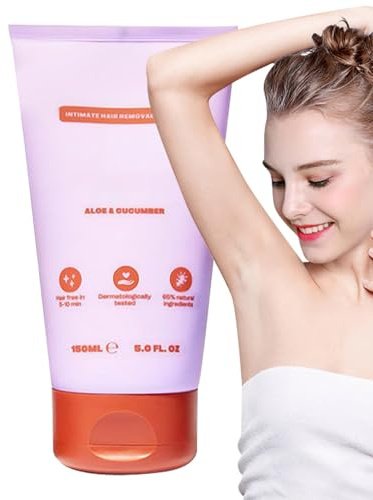 Haarentfernungscreme | Haarentfernungscreme für Genitalien | Milde natürliche Formel Schamhaare Depilatory Cremes | Sichere Körperhaare auflösen Cremes für Gesicht, Beine & Achselhöhlen