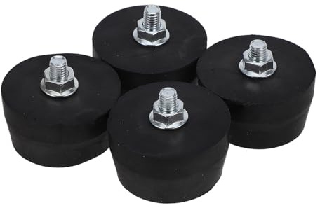Gadpiparty 4pcs Small Air Compressor Rubber Foot Pads Anti-Vibration Bumper Mount Accessories for Piston Compressors and Pressure Washers