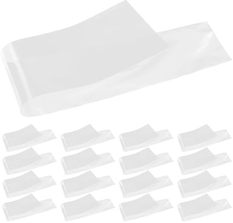 Paquet de Rangement Transparents pour Cravates, 50 Pièces en Plastique