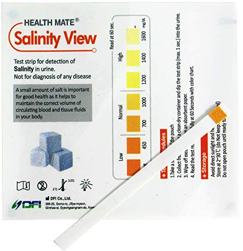 Home Salinity Salt Urine Test Strips (1 Test Strip)