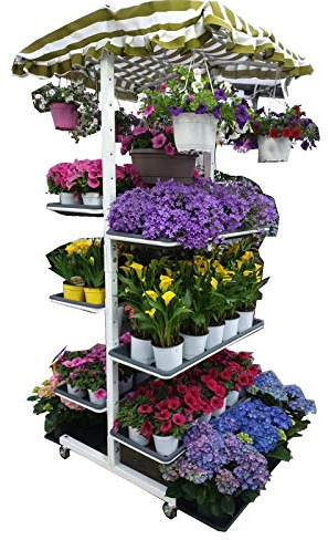 Tecnokit Expositor para plantas y flores El carro