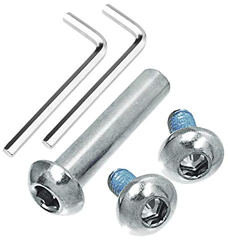 M8 x 37 mm skruvar för 2-3-4-hjuls barnsparkcykel ersättning mikro mini vikbar sparkcykel barn skotrar axlar reparation