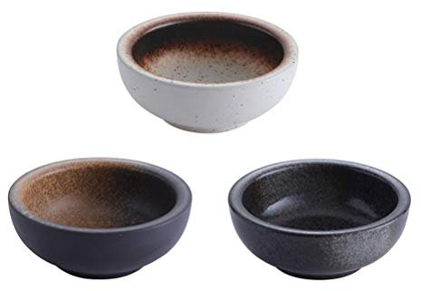 HEMOTON 3 Pz Ciotola Rotonda Insalatiera in Porcellana Contenitore Di Ramen Scodella Piatto Di Spuntino Giapponese Ciotole Di Ramen Giapponesi Udon Decorare Ceramica Cartone Animato