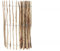 Staketenzaun – Gartenzaun 150 cm Hoch – Einfriedung von Grundstücken, Weiden, Teichen – Stabilisierung von Kletterpflanzen – Zaun aus Haselnussholz mit Stahldraht – Farbe natur, Länge 300 cm, 7-8 cm