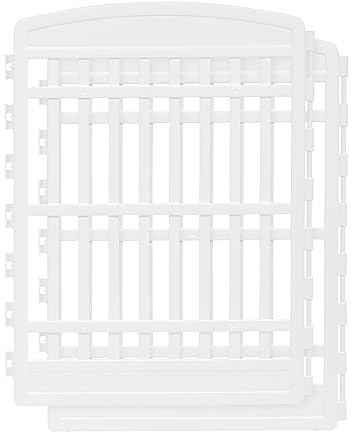 IRIS USA 34 2-Panel Add-On Panels, Pet Dog Puppy Playpen, Foldable, Customizable, White