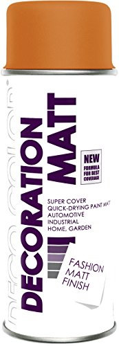 DC Lackspray MATT nach RAL 400ml freie Farbeauswahl (orange matt RAL 2004)