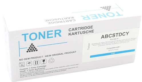 ABC Kompatibler Toner (MIT CHIP) für Lexmark C3220C0 Cyan für C3224dw C3226dw MC3224adwe MC3224dwe MC3224i MC3324adwe MC3326adwe MC3326i MC3426adw MC3426i