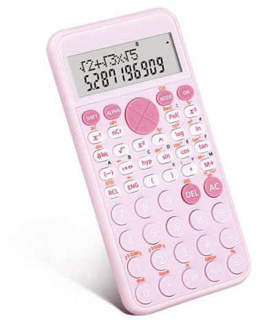 ZASCHMOY Calculatrices Scientifiques, Calculatrice de Bureau avec 240 Fonctions, écran LCD 2 Lignes, Idéale pour Les Cours Débutants et Avancés, Lycée ou Collège (#4)