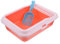 VANZACK Pet Cat Litter Box Sand Scoop Splash Cat Toilet Tray for Easy Cleaning and Safe Design Pet Bathroom