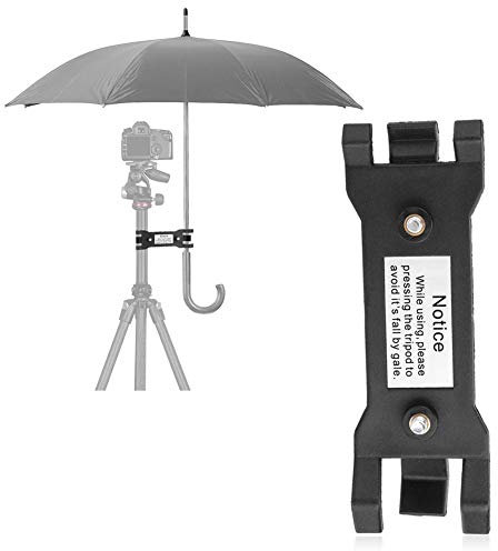 Mavis Laven Cámara Trípode Paraguas Titular de Clip Abrazadera Soporte Soporte Fotografía Accesorio