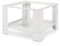 Xavax Washing Machine Base | 60 x 60 cm | Sturdy Washing Machine Shelf | 40 cm High Dryer/Washing Machine Pedestal with Shelf | Washing Machine Base with Folding Bottom Compartment | White