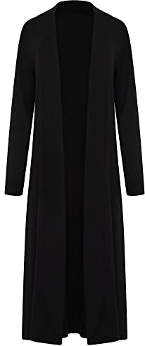 Shop & Stop Long Cardigan (20-22, Black)