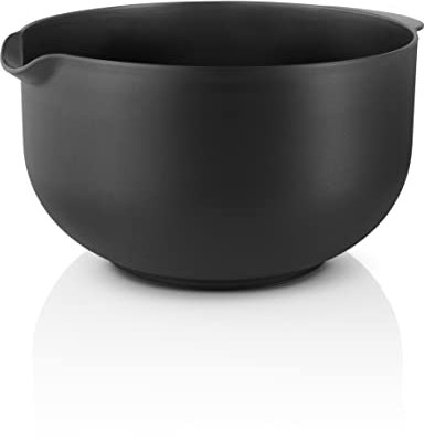 Eva Trio | Eva Rührschüssel 4,0 l |Die optimale Rührschüssel für vielfältige Situationen – 4 gängige Größen und EIN praktischer Multifunktions-Deckel (separat erhältlich) | Black