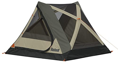 Bushnell Tent | Instant Pop Up 3P / 4P/ 6P / 8P Hub Style Tents | Best Pop Up Tent for Camping, Hiking, Family Camping, Hunting, Fishing, and Basecamp (3 Person)