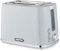 GEEPAS 2 Slice Toaster | 7 Browning Levels Cancel Defrost Reheat | For Thin Small Bread Slice, Removable Crumb Tray Cool Touch Housing High Lift | Space-Saving Design | 2 Yr Warranty 900W Grey Opus