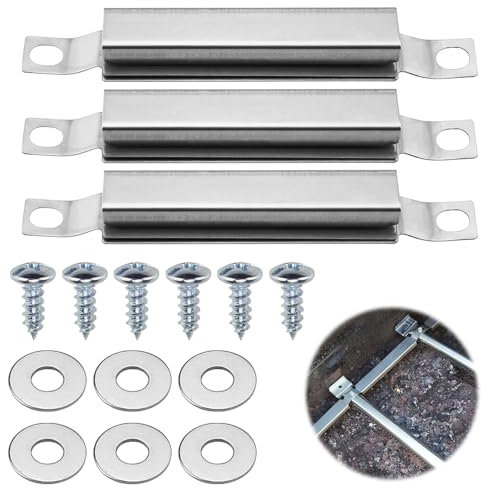 mizikuu 3 PCS Gasgrill Ersatzteile, Universal Crossover Brenner Verstellbar Gasgrill Crossover Tube Gasgrill Cross Over Burner BBQ Flammenbrücke für Centro, Charbroil
