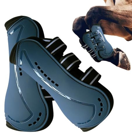 Proypiax Gamaschen für,Springgamaschen für - Pferdegamaschen Vordergamaschen Professional - Atmungsaktiver Vorderbeinschutz, stoßdämpfende Sportstiefel, Pferdebeinbandagen zum Springen,