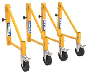 4-Inch Outriggers with Casters, Stabilizer Kit for Interior Scaffolding (kit of 4)