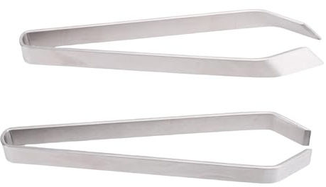 SIXRUN Pinze per Lische di Pesce Piatte e Inclinate in Acciaio Inossidabile, Design Dettagliato Dell'impugnatura Pulizia Rapida, Set da 2 Pezzi per gli Amanti della