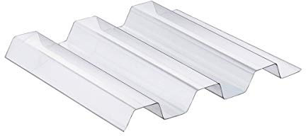 Sollux® PVC Profilplatten Trapez 70/18 farblos 1095mm(B) x 6000mm(L)
