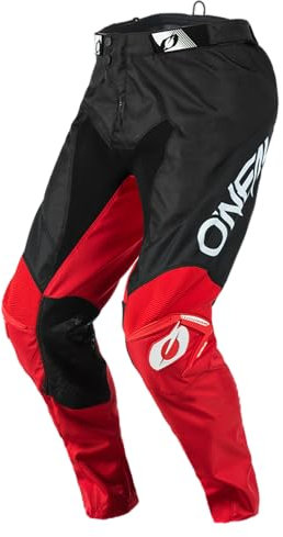 O'NEAL Uomo Mayhem HEXX - Pantalones de Deporte (Talla 42/58), Color Negro y Rojo Pantaloni, Negro/Rojo, 44