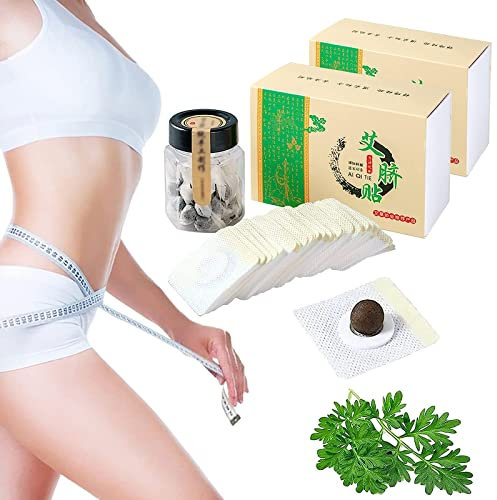 Erbal Belly Sticker, 60 adesivi Mugwort Navel, adesivi Mugwort Navel, adesivi per ombelico, artemisi, cerotti detox