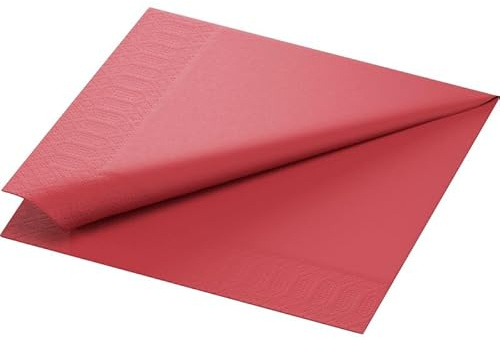 1000 Duni Tissue-Servietten 40 x 40 cm Bordeaux 3-lagig