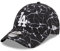 New Era LA Baseball Cap Los Angeles Kappe MLB gebogener Schirm verstellbar Dodgers Marmor schwarz - One-Size