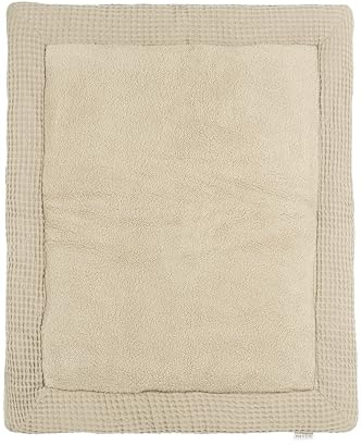 MEYCO Peluche para Parque Infantil, Peluche para Parque Infantil (colchoneta para bebés, colchoneta para Parque Infantil, 100% algodón, 80 x 100 cm), Arena