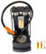 Portable Bike Floor Pump with Pressure Gauge,Double Barrels Foot Pump Bike Pump Bicycle Tire Air Pump Mini Floor Pump with Presta and Schrader Valve for Road Bike Tyre,MTB,Air Cushion,Balls