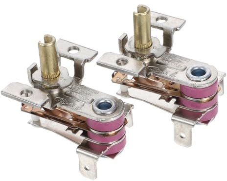 Ciieeo 2pcs Electric Oil Filled Radiator Thermostat High-Efficiency Heater Temperature Control Regulator Replacement