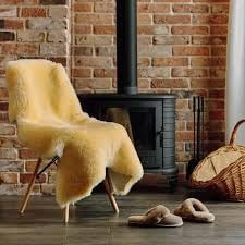 Genuine Australian Sheepskin Rug Short Hair Champagne Sheep Skin Rugs Single Pelt Natural 2ft X 3ft (60 cm X 91.4 cm) | Multipurpose Natural Sheep Skin Throw