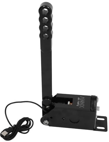 Holibanna Freno de Mano Hidráulico USB para Simulador de Carreras Palanca Ajustable Compatible con Sistemas de Ordenador Accesorio para Drift y Freno Electrónico de Competición